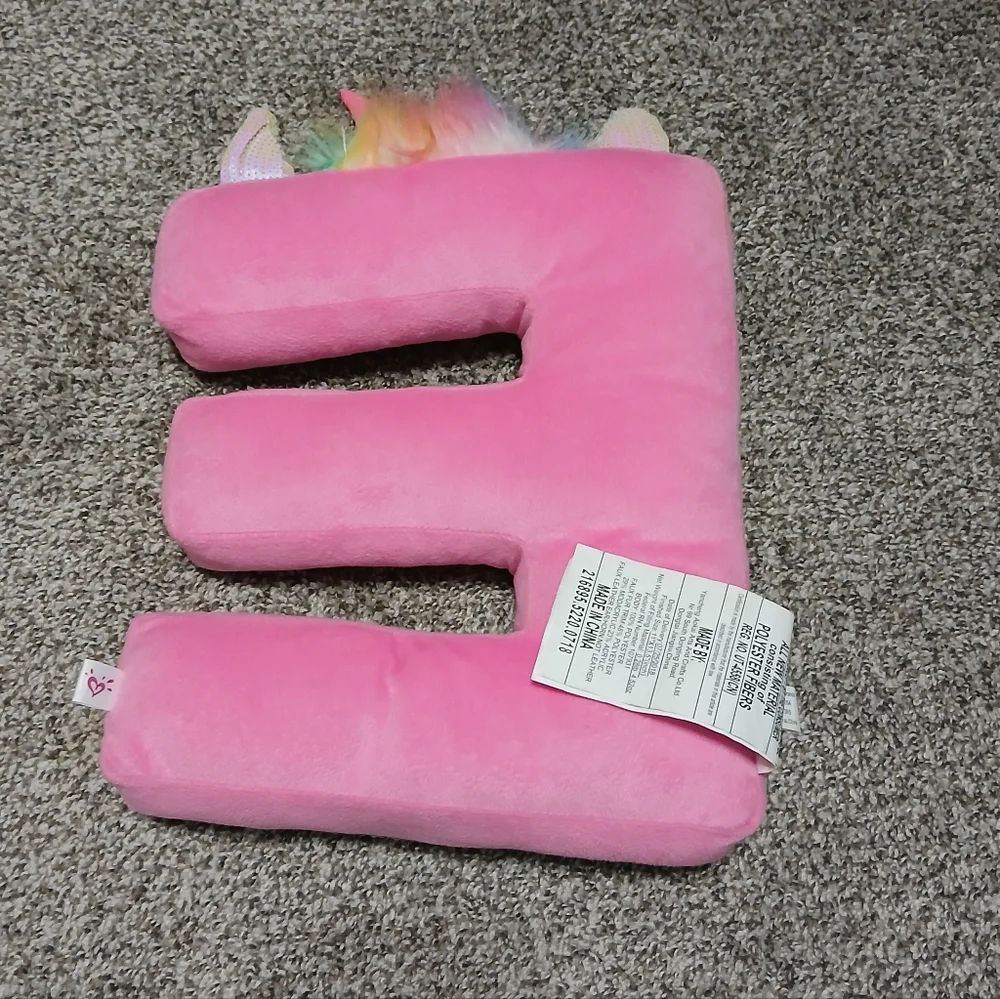 Pink Sequin Unicorn Letter‎ 